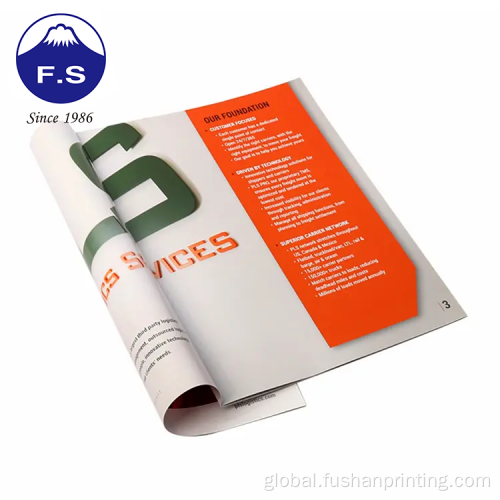 Saddle Stitch Booklets Custom Book Printing Service Pamphlet Printing Supplier